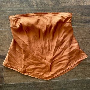 Free People strapless top